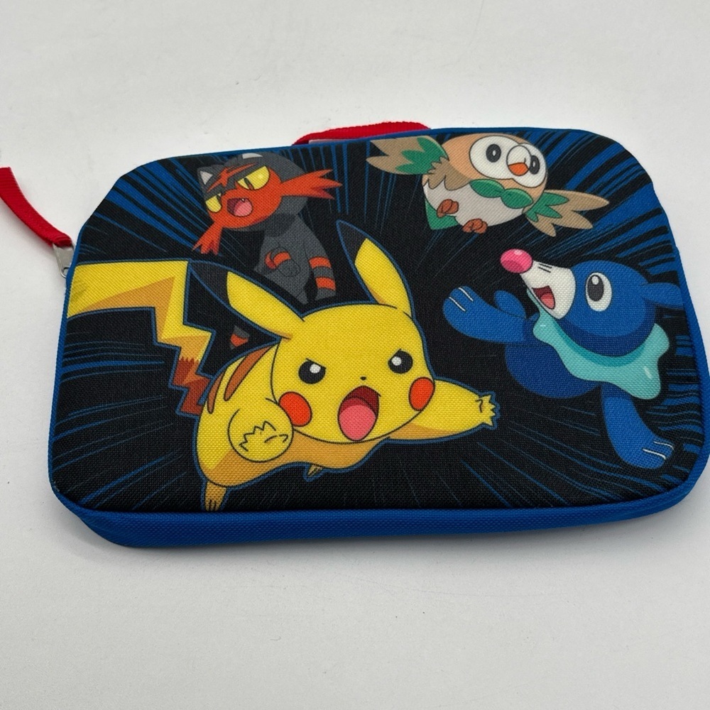 Pokemon Pouch Canvas Zipper Cosmetic Makeup Bag‎ Case Pikachu Litten Popplio